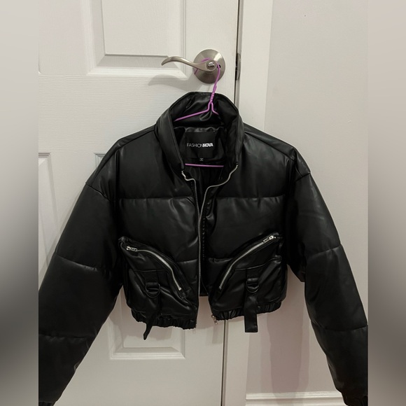 Fashion Nova Bomber Jacket - Picture 2 of 3